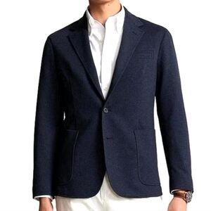 Polo Ralph Lauren Mens Blazer Size 42 Regular Navy Modern Fit Two Button Jacket